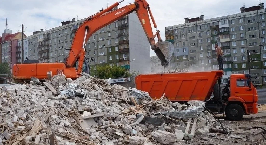 Профессиональный вывоз строительного мусора в Чите в октябре